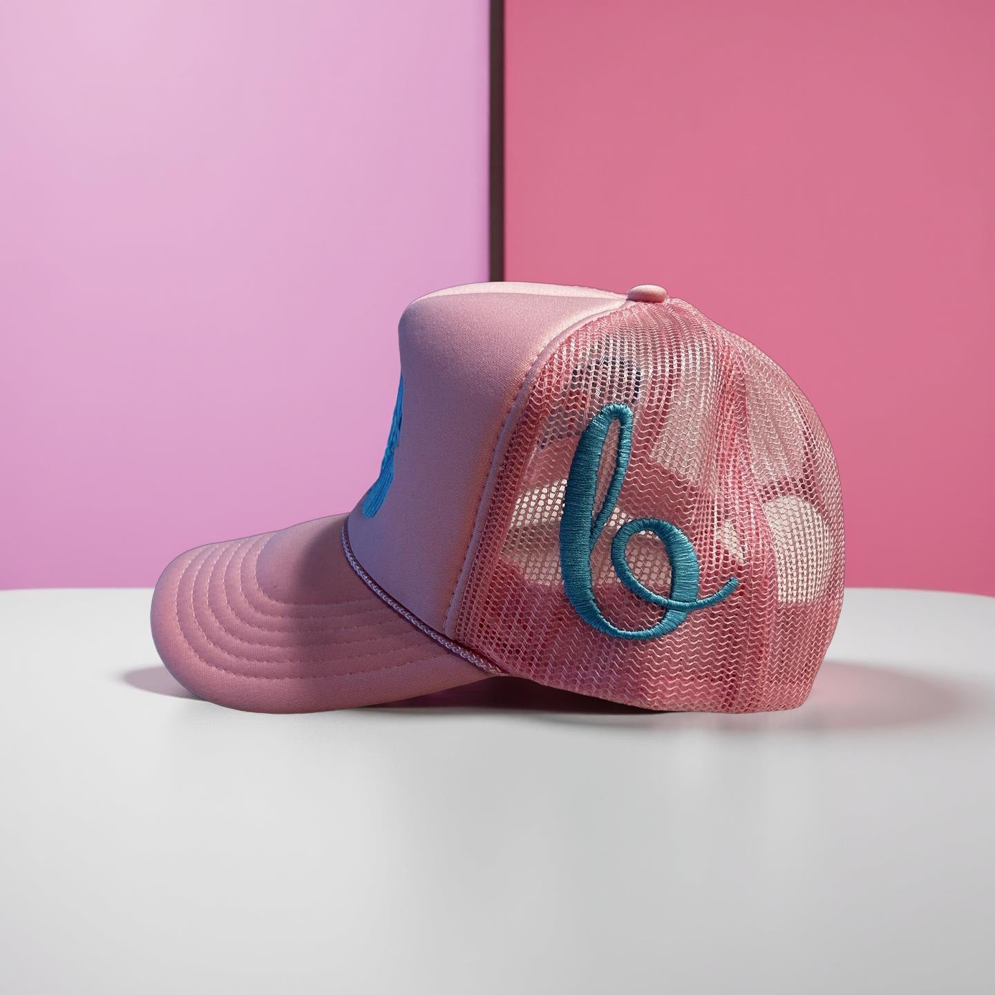 Pink/Blue/White Trucker Hat