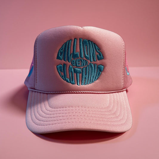 Pink/Blue/White Trucker Hat