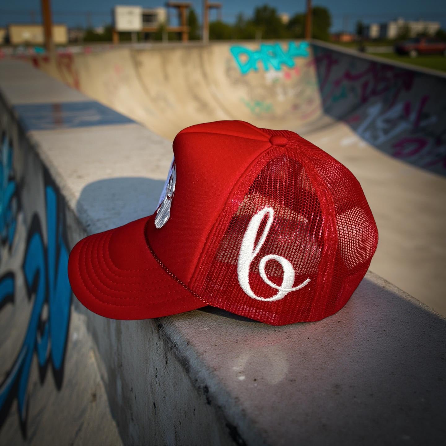 Red/White Trucker Hat