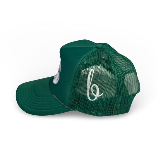 Green Mesh Trucker