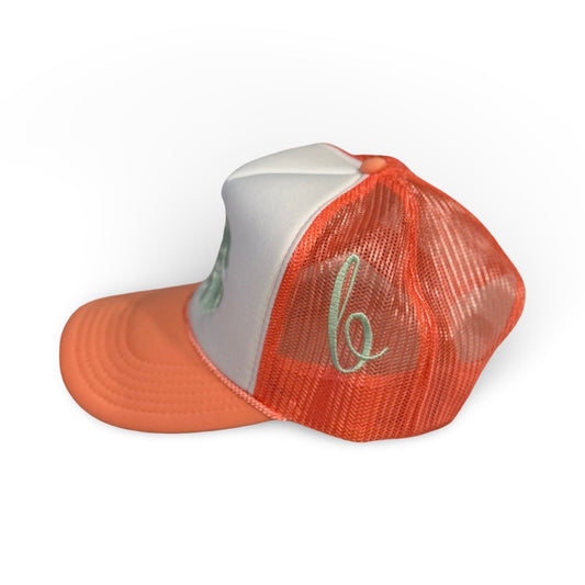 Peach/Mint Trucker