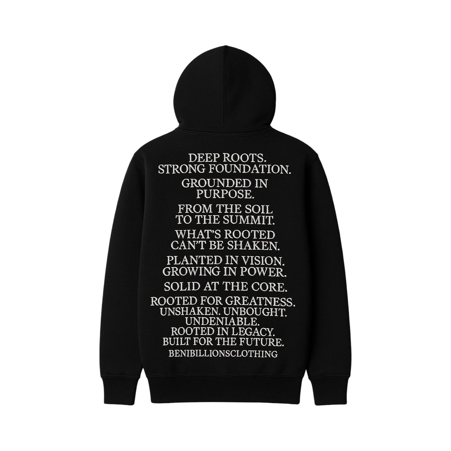 Black/White Legacy Rooted Hoodie