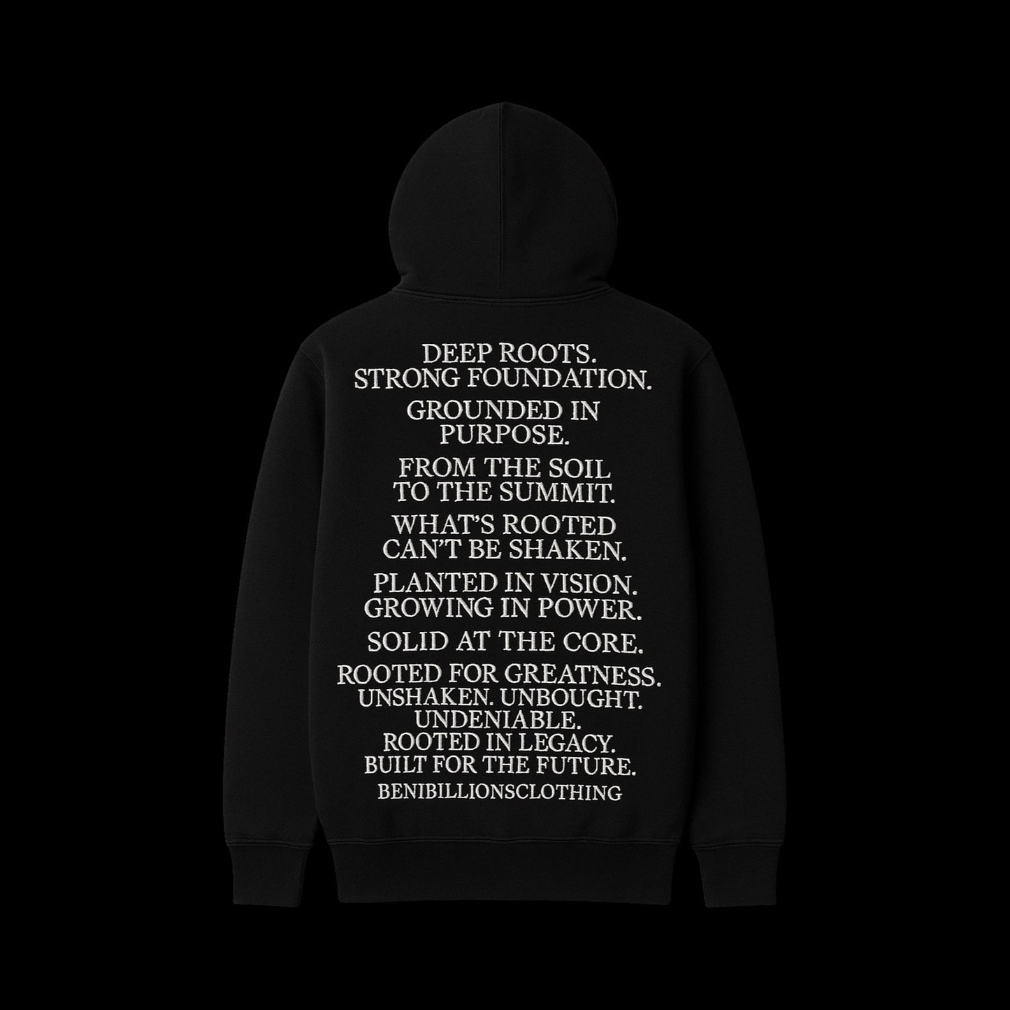 Black/White Legacy Rooted Hoodie