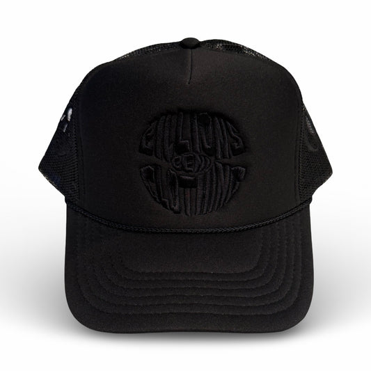 Blackout Mesh Trucker