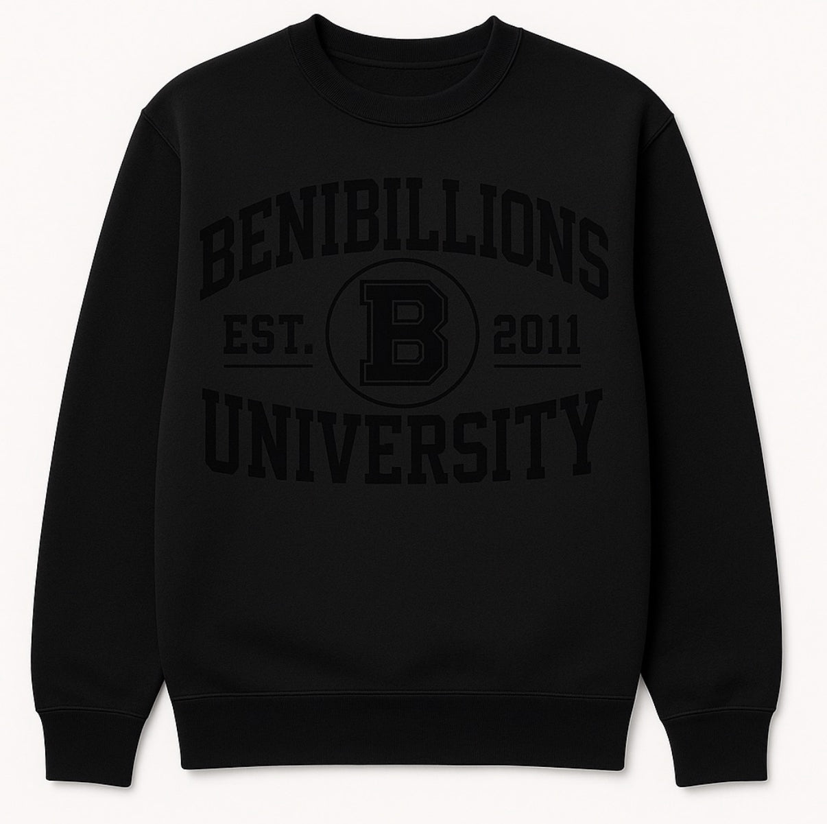 Black/Black BBC Crewneck