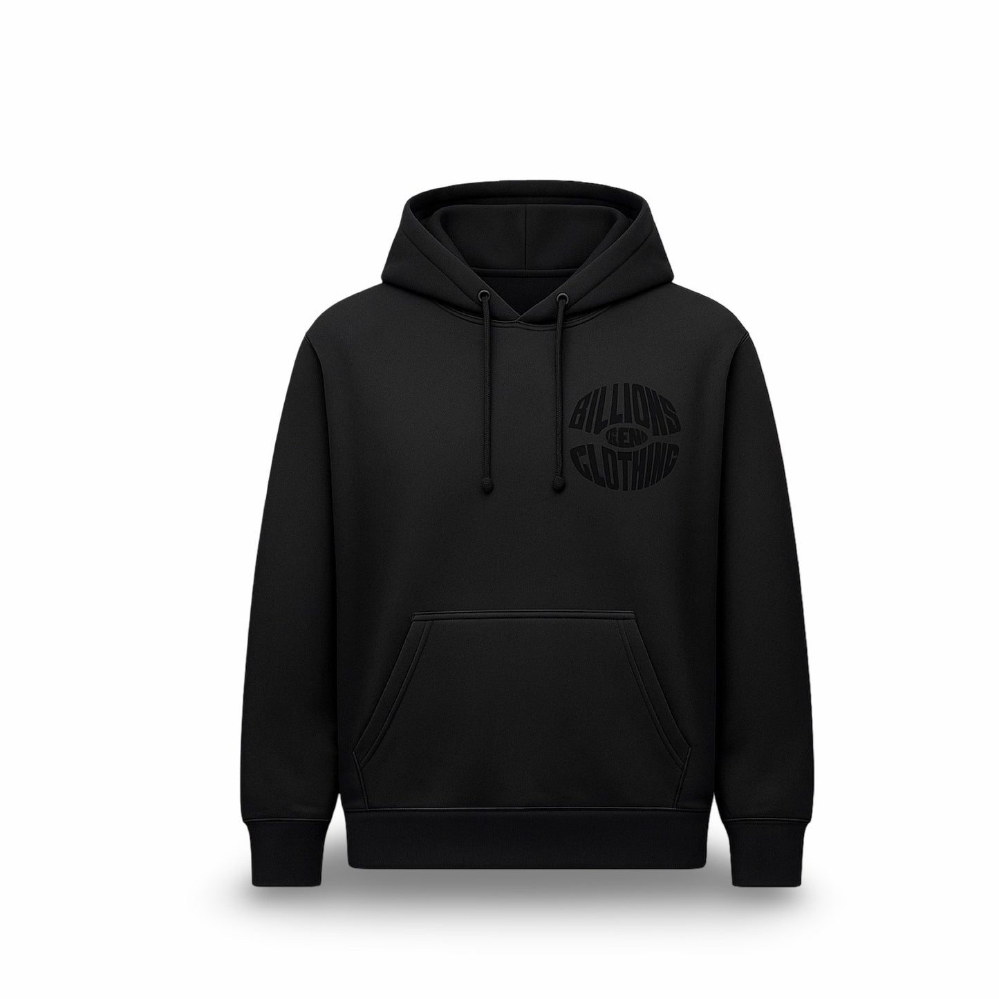 Black/Black Mission Statement Hoodie