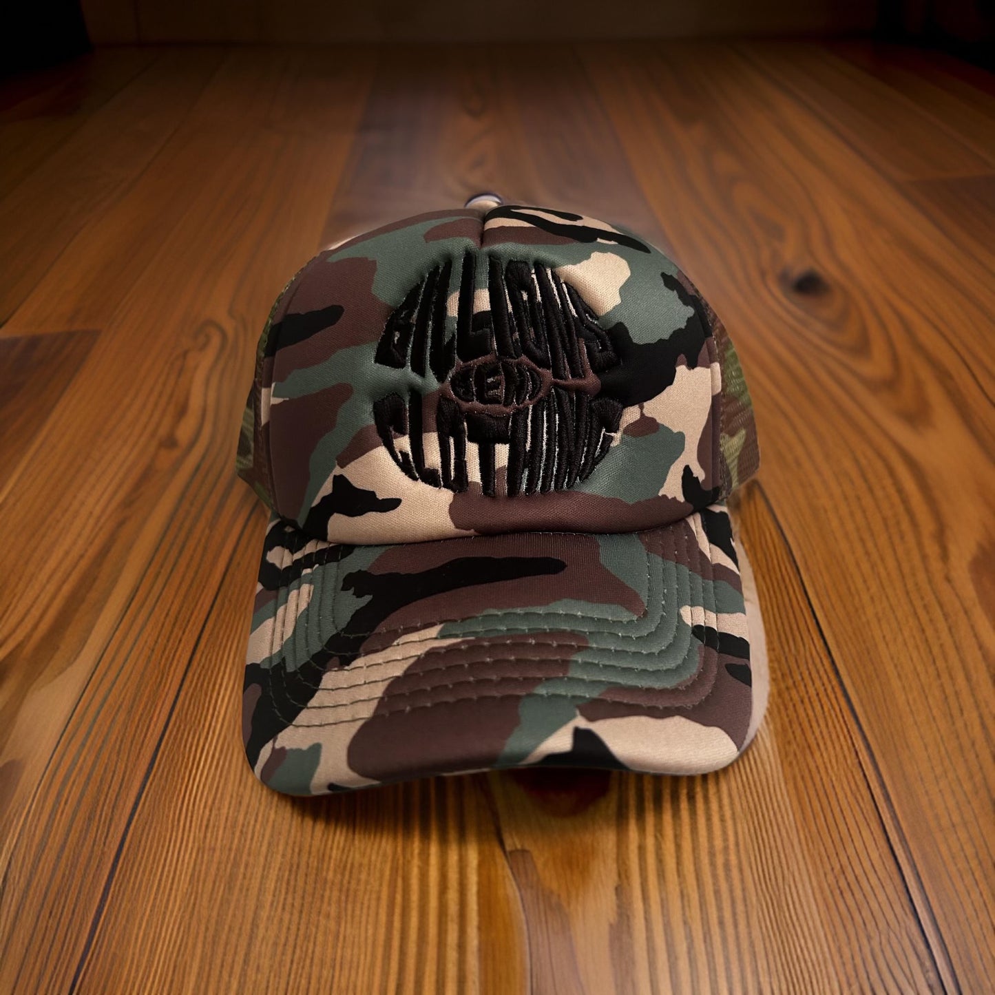 Green/Black Camo Trucker Hat